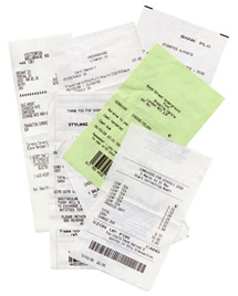 Some receipts have been found to have BPA