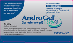 Testosterone patch for men