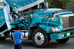 California Trucker Seeks  Million following Horrific Crash