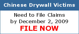 File your Knauf Chinese Drywall claim now