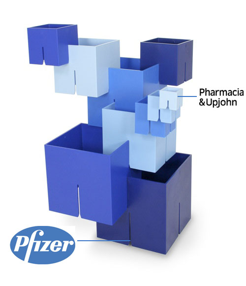 Nestled deep within Pfizer, Pharmacia & Upjohn takes the hit