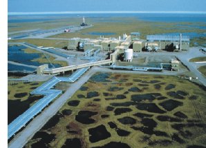 Prudhoe Bay Alaska...largest oil field in the US