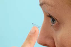 AMO contact lens solution