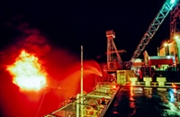 Oil Rig Explodes Off Louisiana Coast