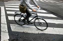 Cyclist in Traffic