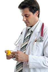Pharmacist Checking Pills