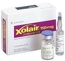 Xolair anaphylaxis